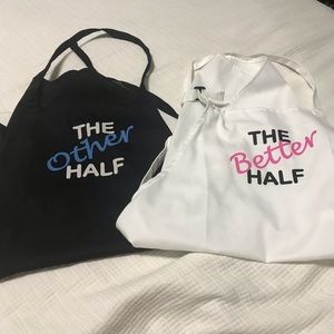 His and hers aprons